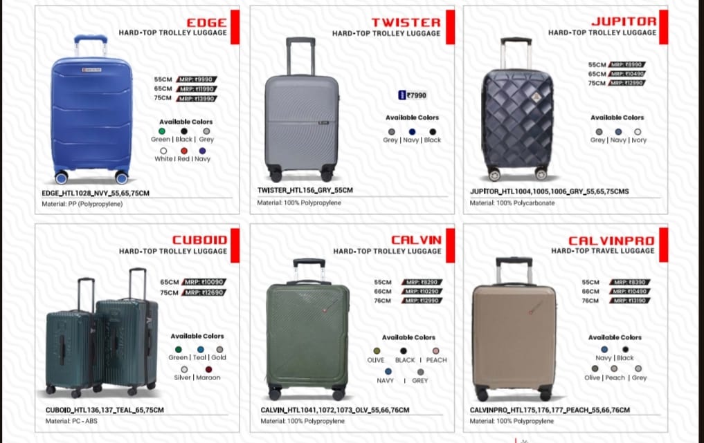 Hard-Top Trolley Luggage bag 